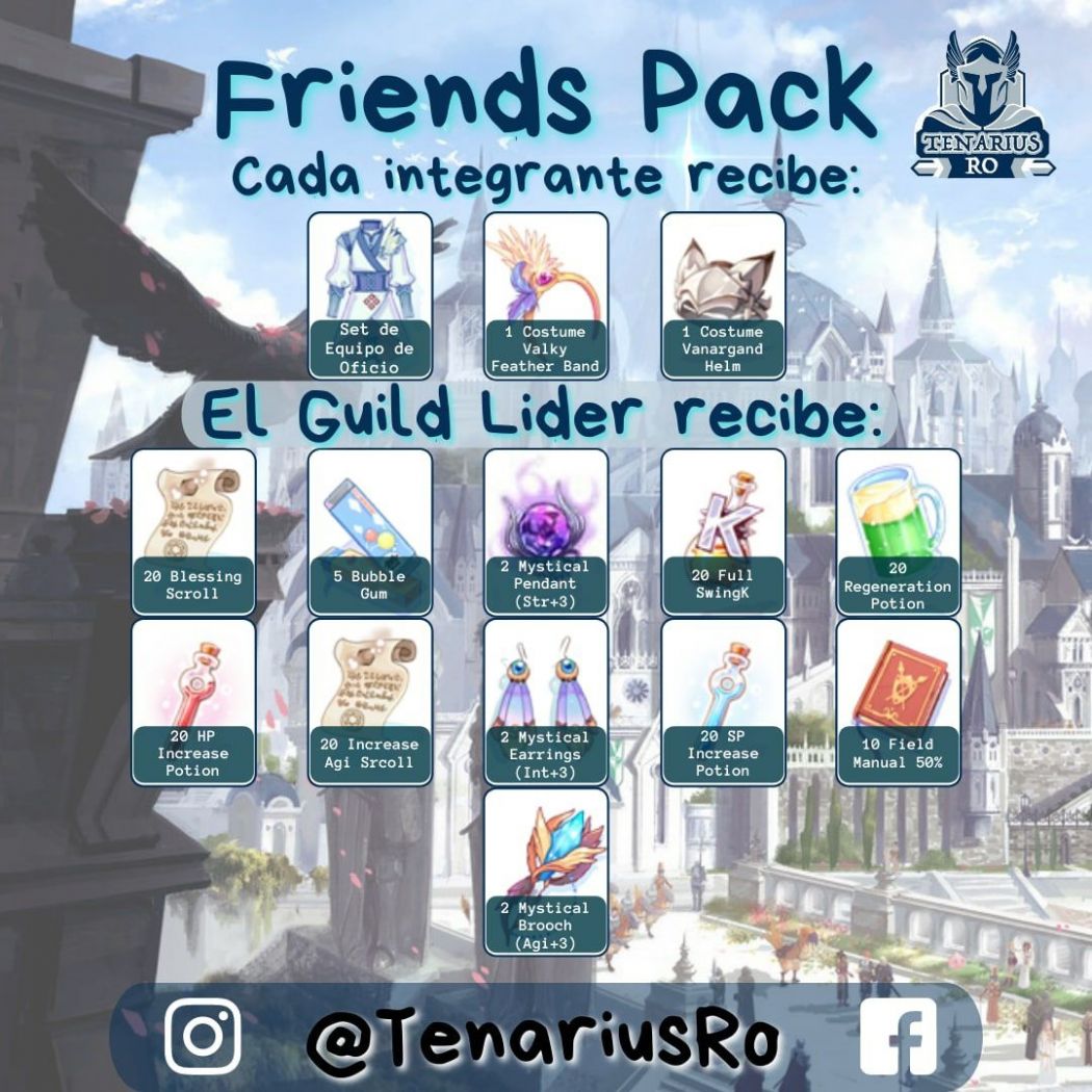 Friends Pack - Tenarius RO Wiki